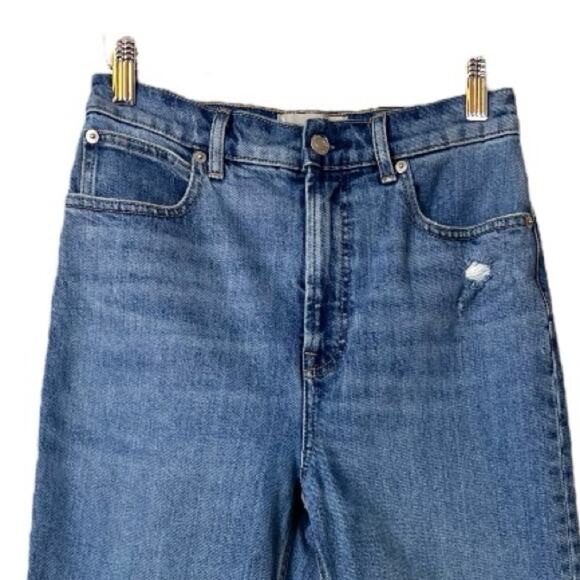 Everlane The Way High Jean High Rise Relaxed Fit Medium Wash Women’s Size 26 - Picture 4 of 10
